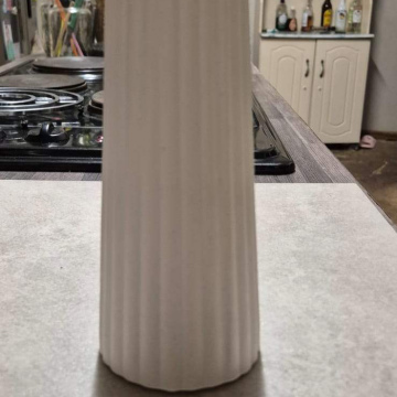 Gypsum Vase Cylinder Blank (Large)