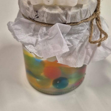 Candle Floating Orbies Daisy Candle