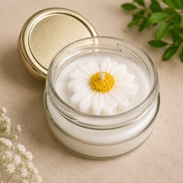 Candle White Jam Jar Candle