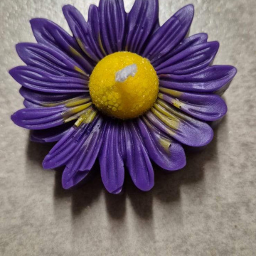 Candle Purple Daisy Candle
